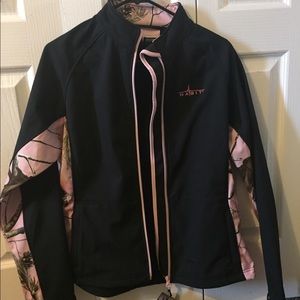 Pink camo wind jacket