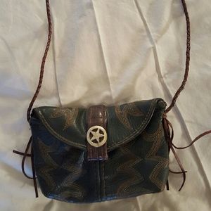 Unique! Small western leather purse