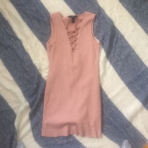 Lace Up Dress