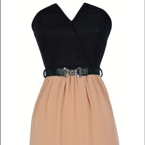 Tulip Garden Strapless Dress