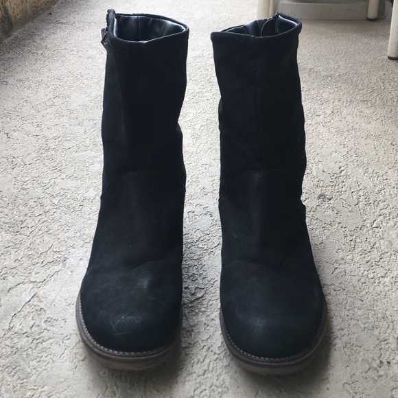 Steve Madden black booties