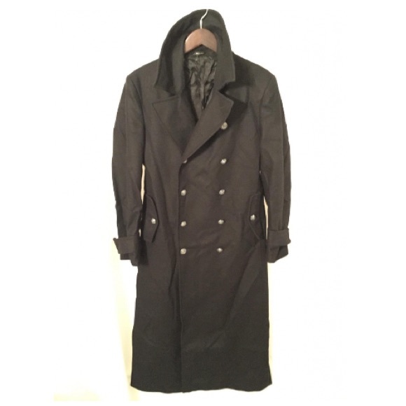 ❄️SOLD❄️JOHN BARTLETT size 48 military TOP COAT - Picture 3 of 4