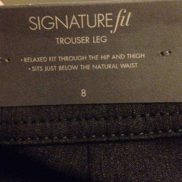 Ann Taylor Signature fit Trousers Charcoal Gray
