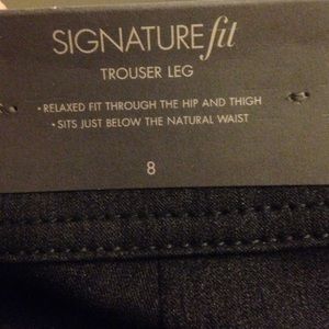 Ann Taylor Signature fit Trousers Charcoal Gray