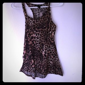 Cheetah print tank top
