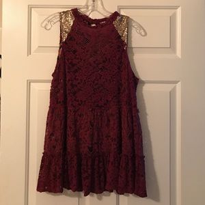 Lace tank