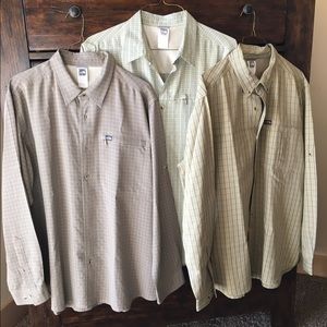 3 North Face Button Downs.