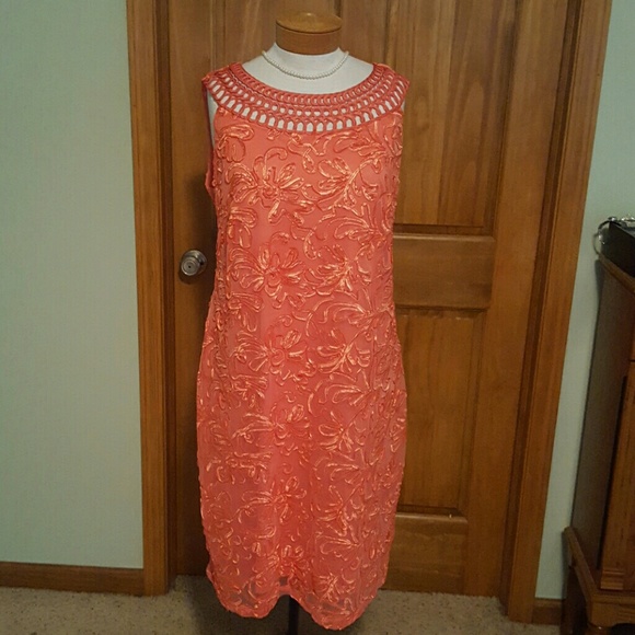 Gorgeous dark Coral dress