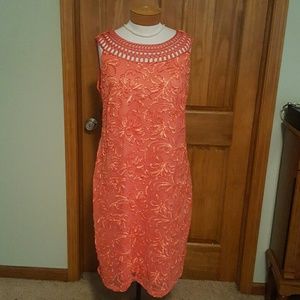 Gorgeous dark Coral dress