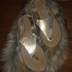 Metallic Sperry Sandals