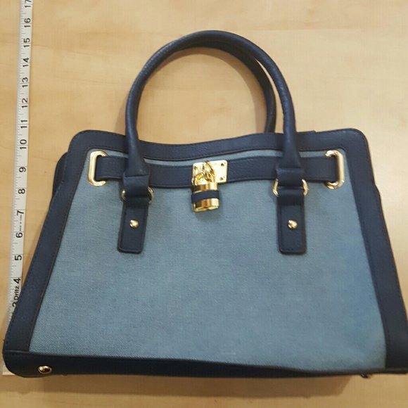 NWOT Blue & Navy Charming Charlie purse