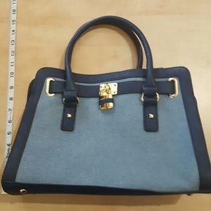 NWOT Blue & Navy Charming Charlie purse