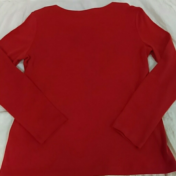 Jones New York Pumpkin Top Sz. PS - Picture 3 of 3