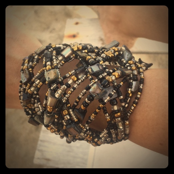 handmade Jewelry - *Gorgeous zig zag statement bracelet