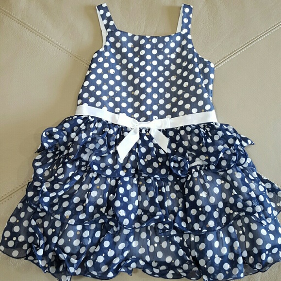 Girls dressy Polka-dot dress.