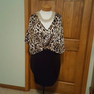 Leopard print dress