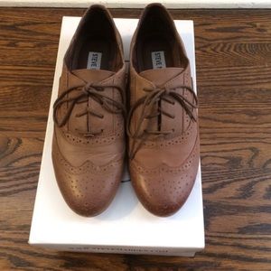Steve Madden trouser brown leather oxfords