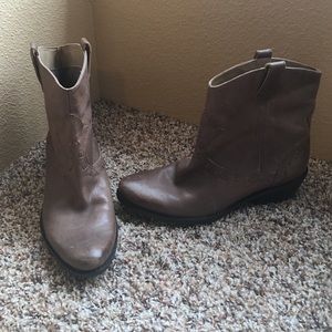 Franco Sarto cowboy booties