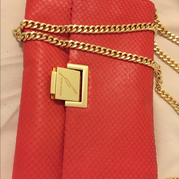 NWOT! Brian Atwood Watersnake Handbag - Picture 1 of 4