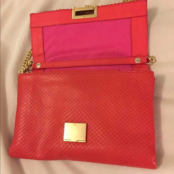 NWOT! Brian Atwood Watersnake Handbag - Picture 3 of 4