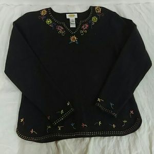 Talbot's Petites Blue Sweater Sz PM