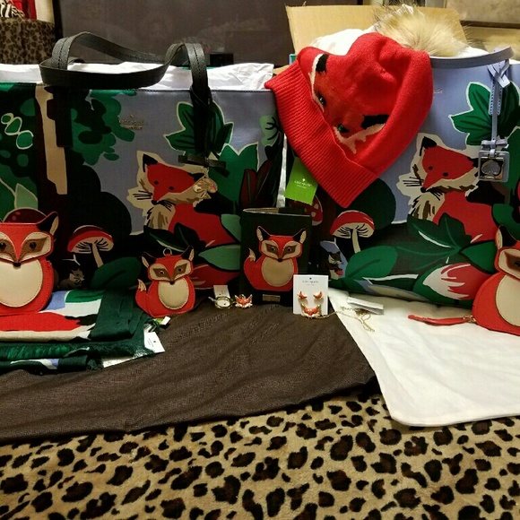 Kate Spade Blaze A Trail Forest Scene Collection - Picture 3 of 4