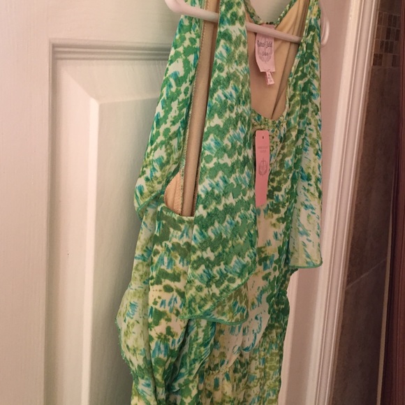 ROMEO AND JULIET Couture Green Dress Size Medium - Picture 5 of 5