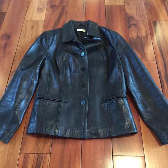 Ann Taylor Leather Jacket - Picture 1 of 4