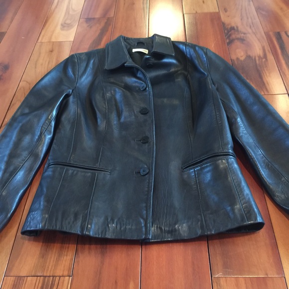 Ann Taylor Leather Jacket - Picture 2 of 4
