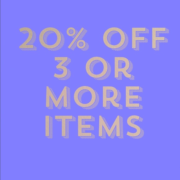 BUNDLE OFFER OF 20% OFF 3 OR MORE ITEMS!! - Picture 1 of 1