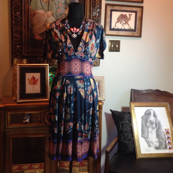 Japanese inspired jersey dress by Mango.