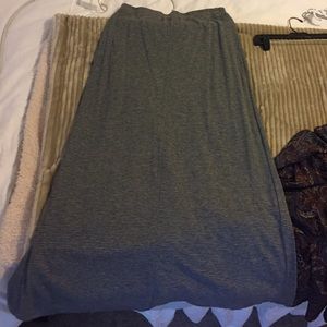 Black and gray stripped Macy skirt