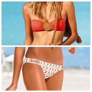 Victoria's Secret NWOT Coral Embellished Bikini