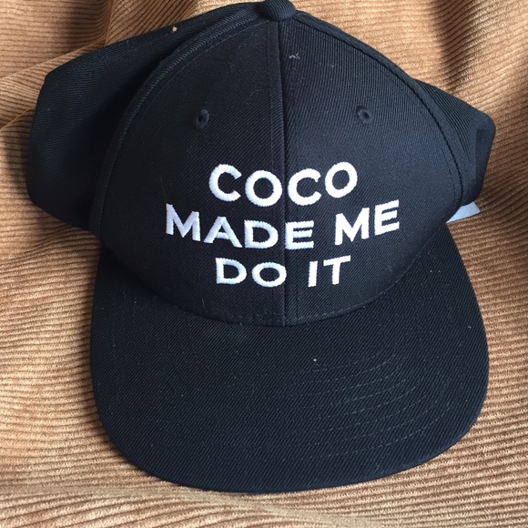 COCO MADE ME DO IT HAT THE CUT KITSON