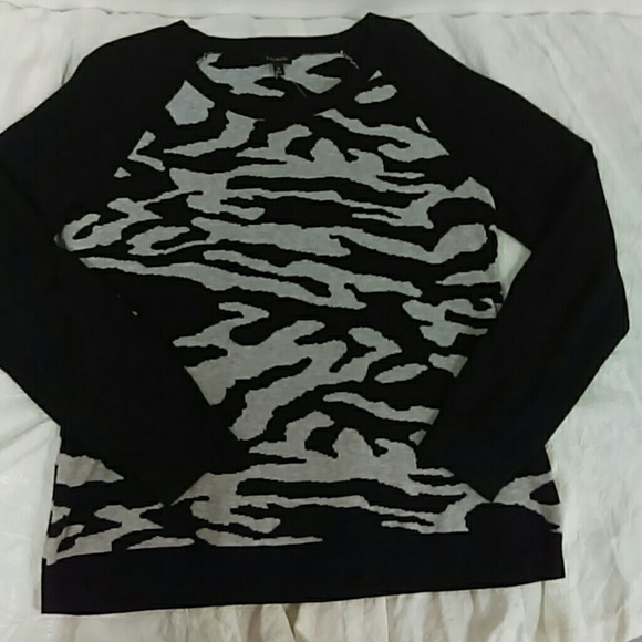 Talbot's Navy/Gray Sweater Sz. M - Picture 1 of 3