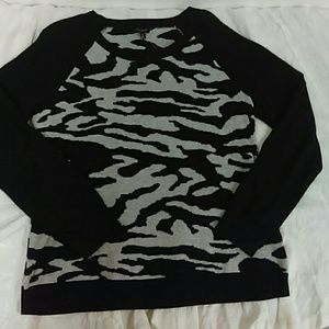 Talbot's Navy/Gray Sweater Sz. M