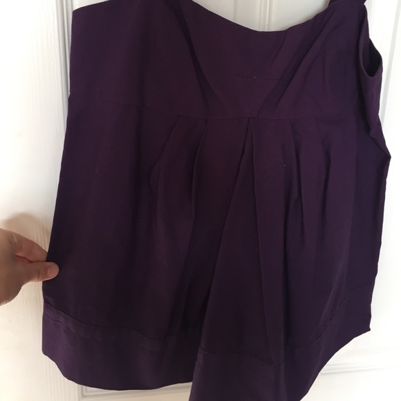 Marc by Marc Jacobs Purple Top with Zipper Back - Picture 3 of 5