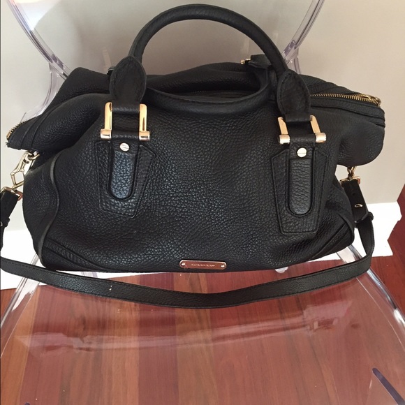 Burberry satchel with crossbody strap