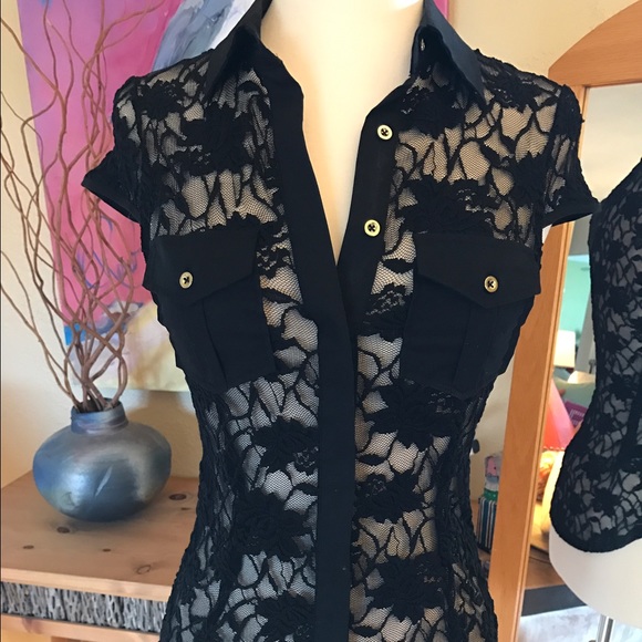 Bebe lace top - Picture 2 of 3