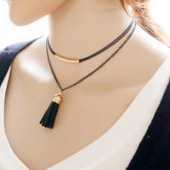 🦄5 for $35🦄 Double Layer Necklace - Picture 2 of 2