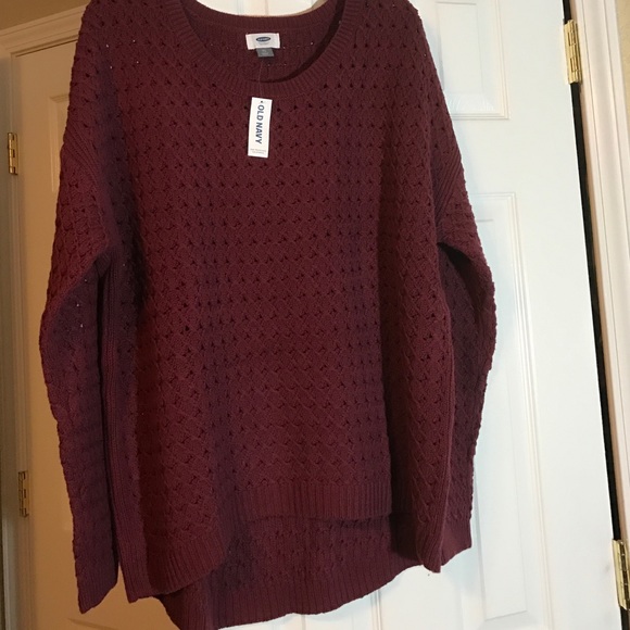 NWT burgundy Old Navy sweater, XL