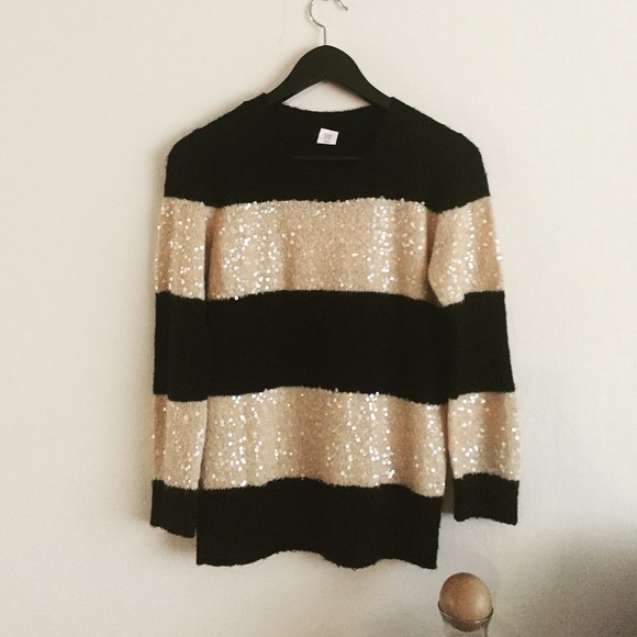 J. Crew Sweaters - Color block sequins sweater