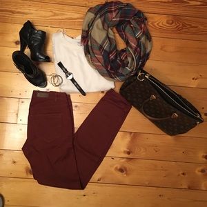 H&M rusty color jeans-great fall/winter color