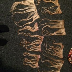 Real hair extensions