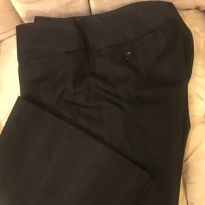 Black slacks with Beige stripes 31 1/2 length