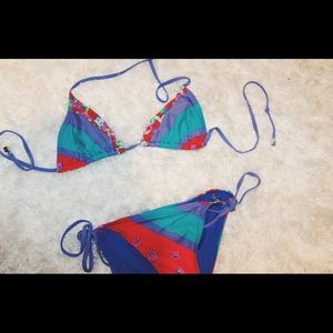 DKNY Floral Tie Bikini