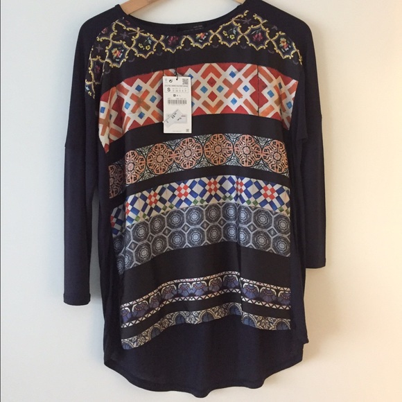 Versace style Zara top