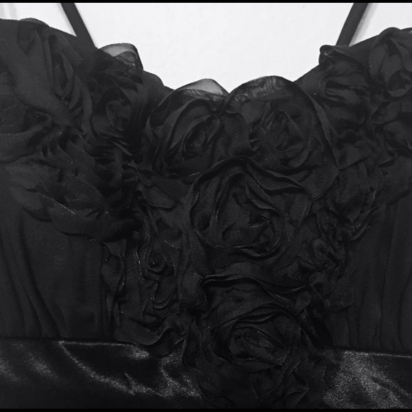 Studio Y Black Spaghetti Strap Dress - Picture 2 of 3