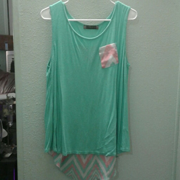 Teal Tank Top - Picture 1 of 2