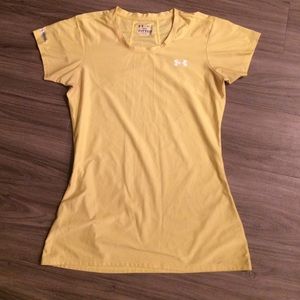 Under armor yellow shirt